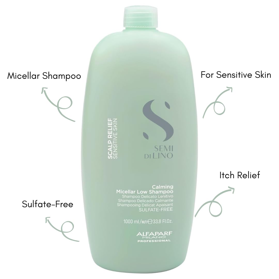 ALFAPARF MILANO Semi di Lino Scalp Sulfate Free Shampoo for Sensitive Skin