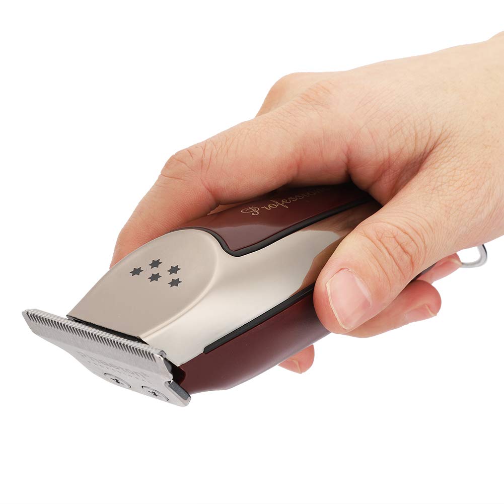 Professional Electric Hair Clipper Rechargeable Adjustable Hair Cutting Machine(US Plug 100-240V)