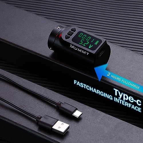 Mummy Anubis Extra Tattoo Machine Pen Battery Pack Power Supply USB-C Port 2000mAh(anubis extra battery)