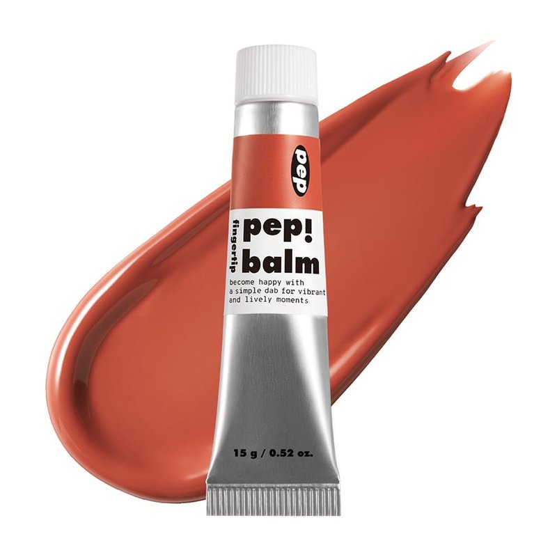 I'M MEME Lip and Cheek Tint - PepBalm 004 Corner | Wtih Shea Butter, Gift, Liquid Blush, Travel-Friendly, Highly Pigmented, Non-Drying, Sheer Balm Gross Tint Contour, 0.52 Oz