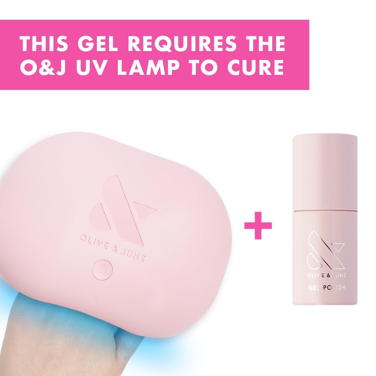 Olive & June Summer Gel Nail Polish | Hema Free | UV LED Nail Lamp Needed | Long Lasting Formula | Up to 21 Days of Wear | Damage-Free Removal | Salon-Quality Manicure Pedicure at Home |CCT Sheer Pink