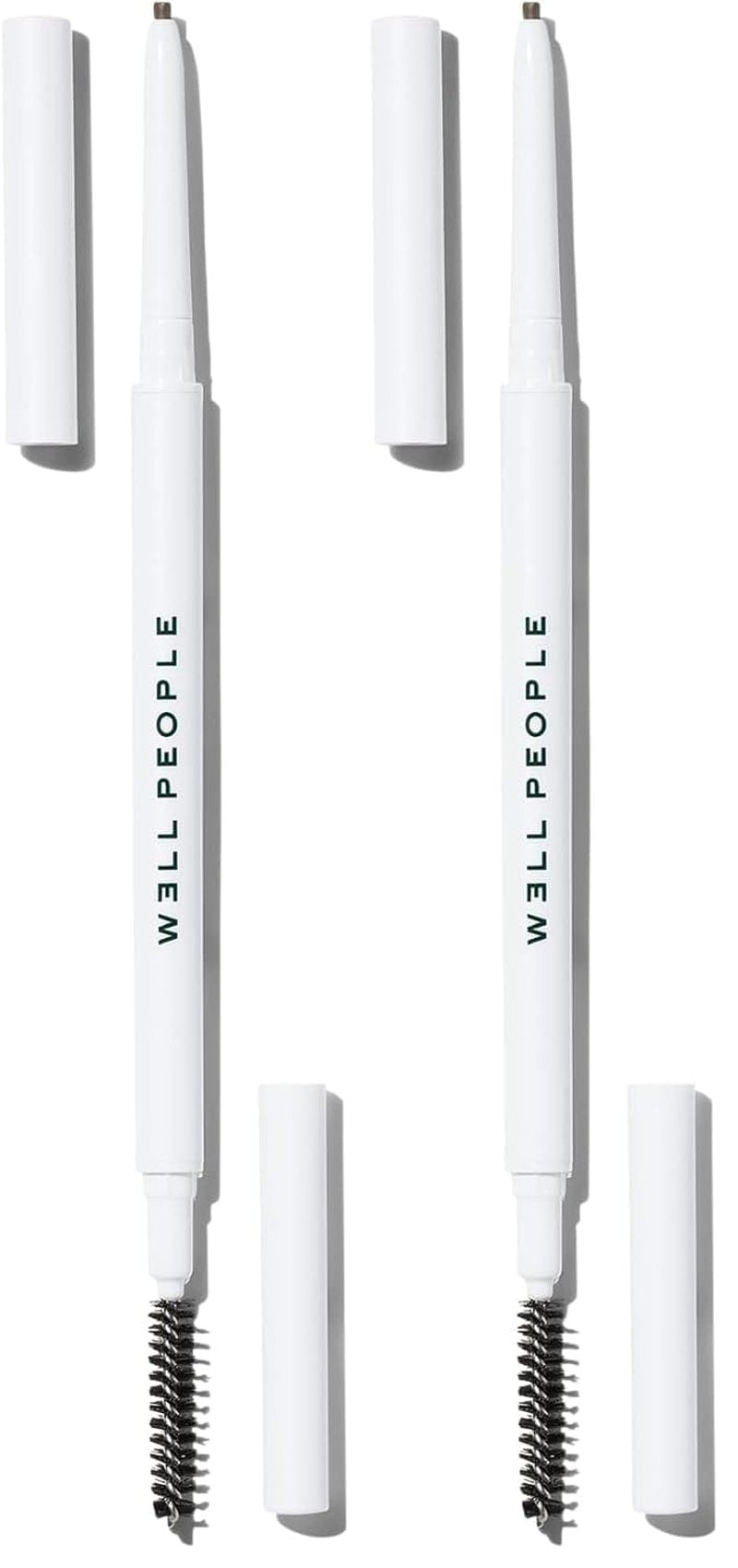 Well People Brow Pencil - Defining Vegan & Cruelty-Free Formula for Natural Finish | Ultra-Fine Tip, Taupe (Pack of 2)