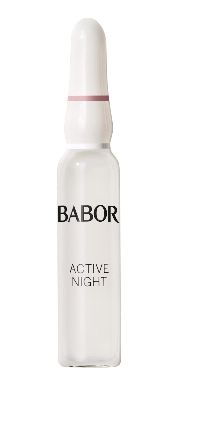 BABOR Active Night Ampoule Serum Concentrates, Hyaluronic Acid, Hydrating Night Treatment for Dry and Damaged Skin, Moisturizing 7 Day Treatment