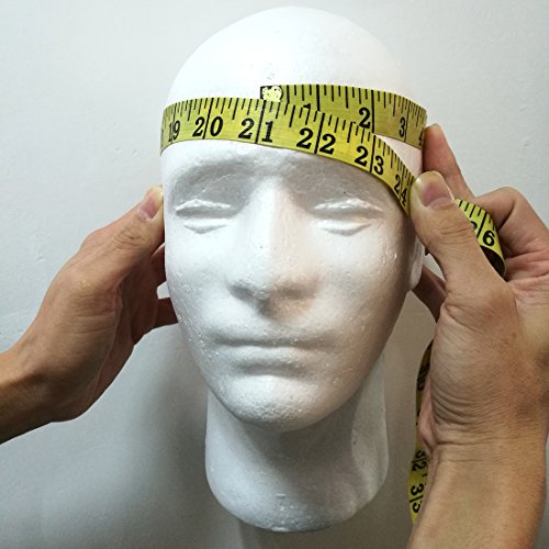 Male Wig Display Mannequin Head Stand Model Styrofoam Foam White