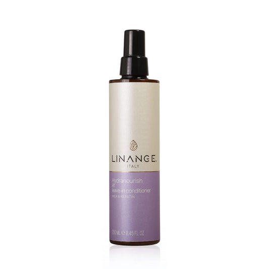 LINANGE Hydranourish A-1 Leave-in Conditioner Spray | Hydrating and Nourishing Conditioner with Milk & Keratin, 250ml / 8.45 Oz