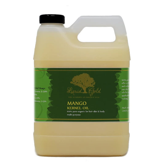 Liquid Gold Inc - 32 oz - Mango Kernel Oil - Pure Cold Pressed Organic
