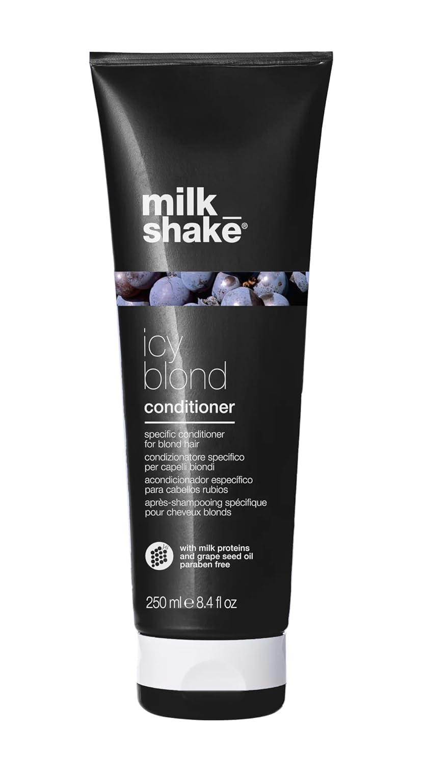 Icy Blond Conditioner - Award-Winning Toning Formula with Black Pigment | Hydrates & Brightens Platinum Blonde Hair