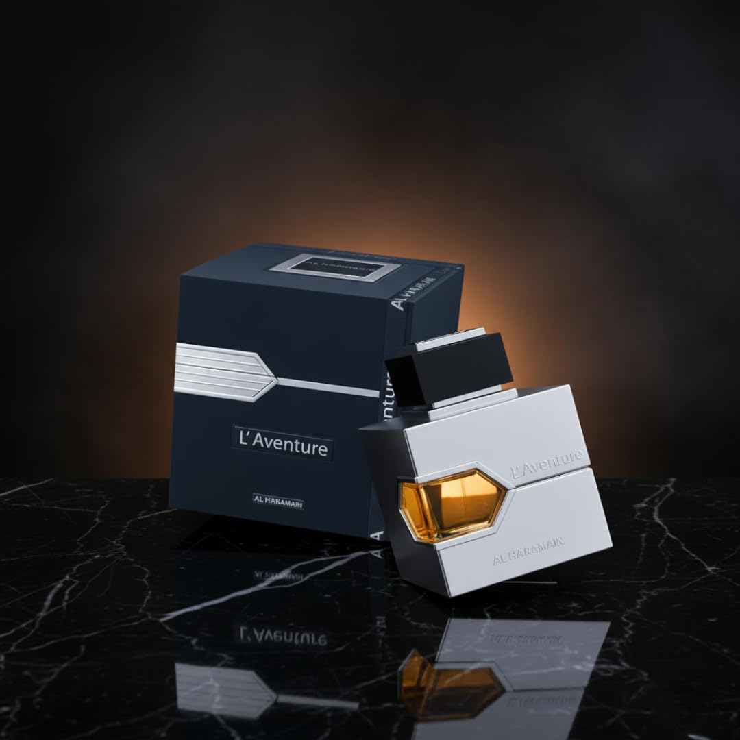 Al Haramain L'aventure Eau De Parfum Spray for Men, 3.33 Fl Oz