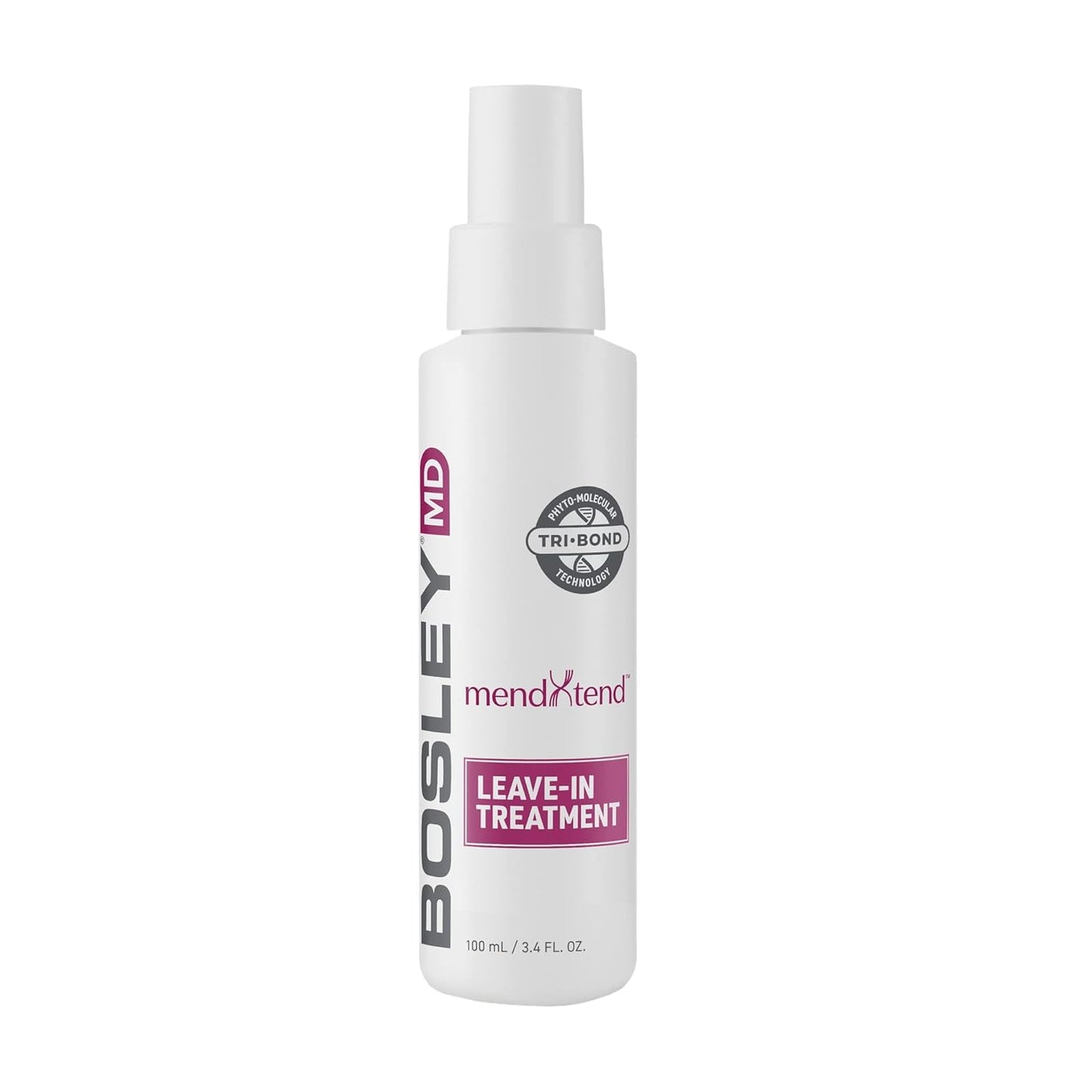 BosleyMD MendXtend Leave-In Hair Treatment for Thinning Hair – Lightweight Strengthening Spray with Biotin, DHT Blockers & Tri-Bond Technology – Anti-Breakage, Thickening & Repair for Unisex 3.4 Fl Oz