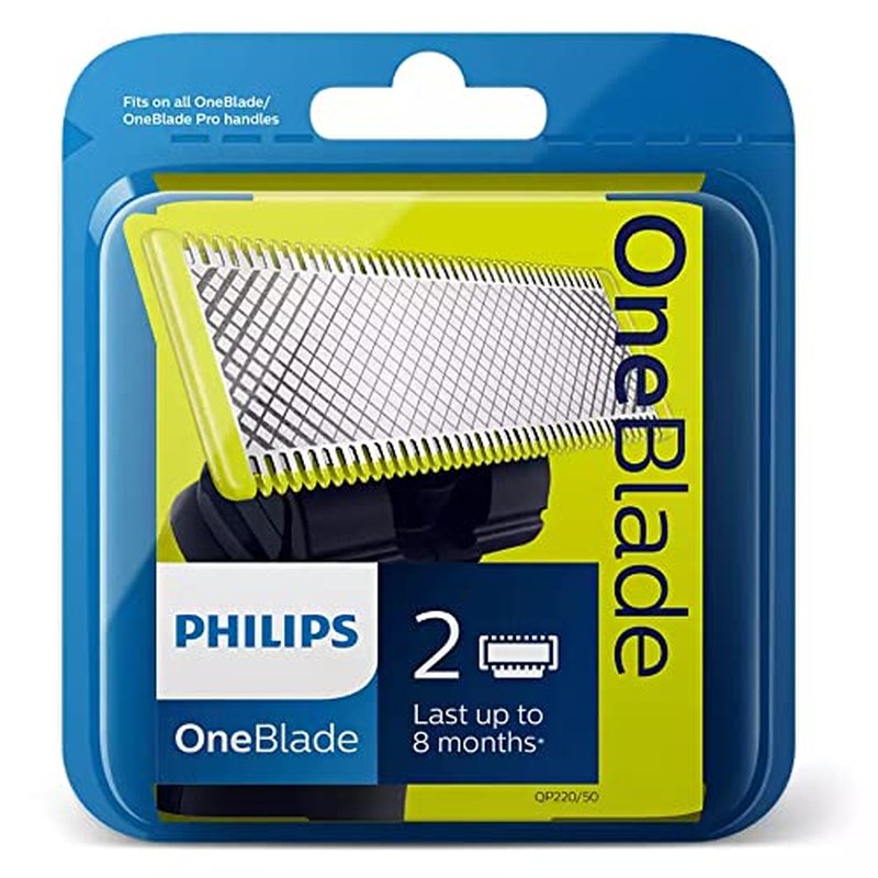Philips OneBlade Replacement Blade - Precision Grooming for All Hair Types | 2-Pack