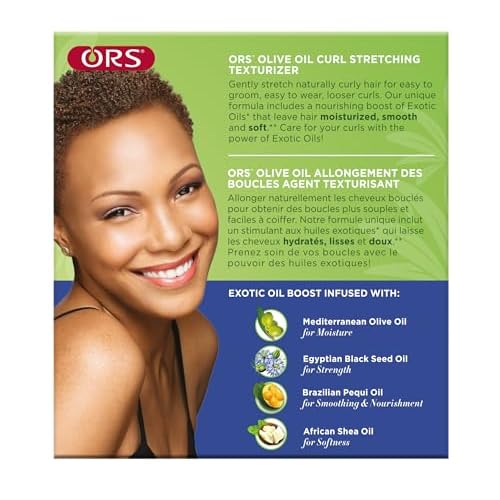 ORS Olive Oil Curl Stretching Texturizer Kit with the Power of Exotic Oils - All Textures