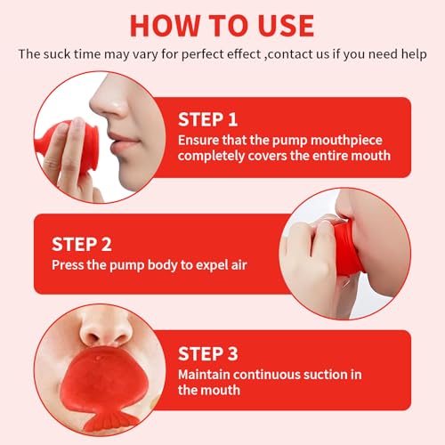 2 Pcs Lip Plumper Device, Reusable Long-lasting Fish Shape Lip Plumper Tool