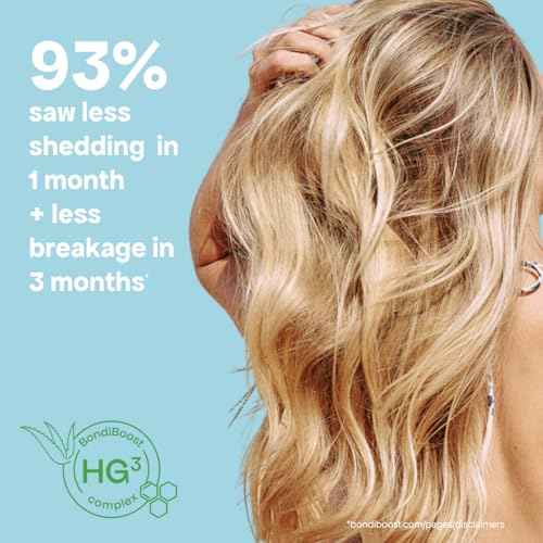 BondiBoost HG Anti-Thinning Shampoo Conditioner Set [16.90 fl oz each], Clinically Tested to Promote Fuller + Thicker-Looking Hair for Women & Men, Procapil, Redensyl & Rosemary Formula, Sulfate-Free