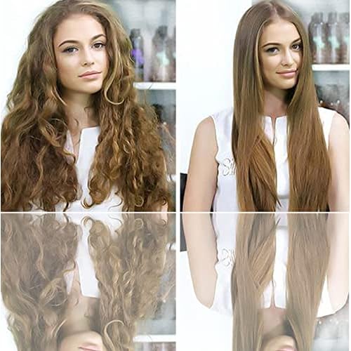 Gold Label Brazilian Keratin Hair Treatment Straightening works on All Hair Types Incl Coarse Thick Dry Frizzy Curly Bleached Dominican Brazilian Indian Strong formula Hair 240ml