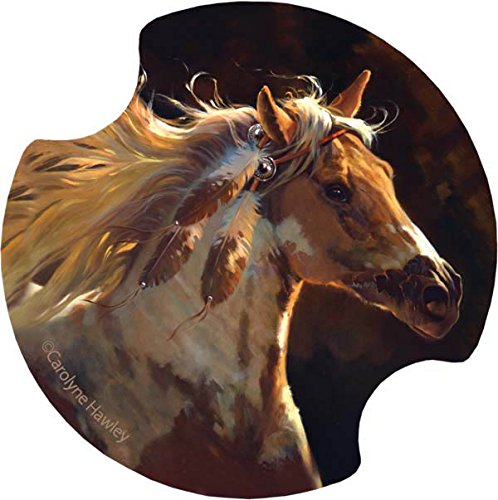 Thirstystone Spirit Horse Car Cup Holder Coaster, 2-Pack (DWZ1)
