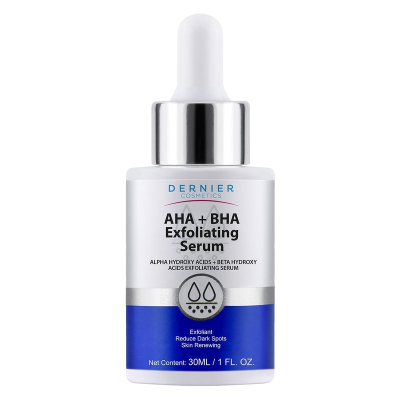 Dernier Exfoliating Serum | AHA + BHA 0.5% for Hyperpigmentation & Pore Minimizing - 1 fl oz