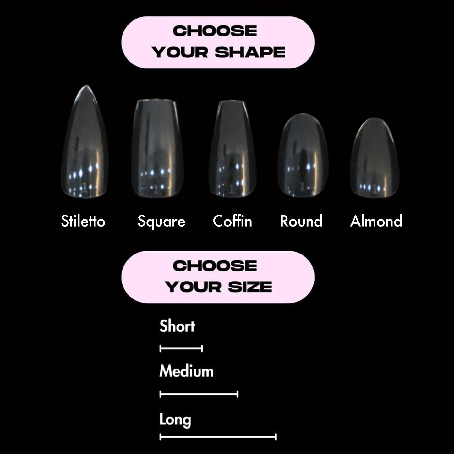 MakarttPro GelFlex Soft Gel Nail Tips 500pc Box – Medium Almond Shape – 14 Sizes 00–9 – Clear Soft Gel Tips for Nail Extension – Easy to Apply, Lightweight, Professional Salon Quality