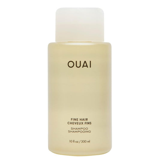 OUAI Fine Hair Shampoo - Biotin Thickening Shampoo for Flat, Thin Hair - Volumizing & Strengthening Keratin & Chia Seed Oil for Women & Men - Lightweight, Color-Safe, Sulfate Free, 10 Oz