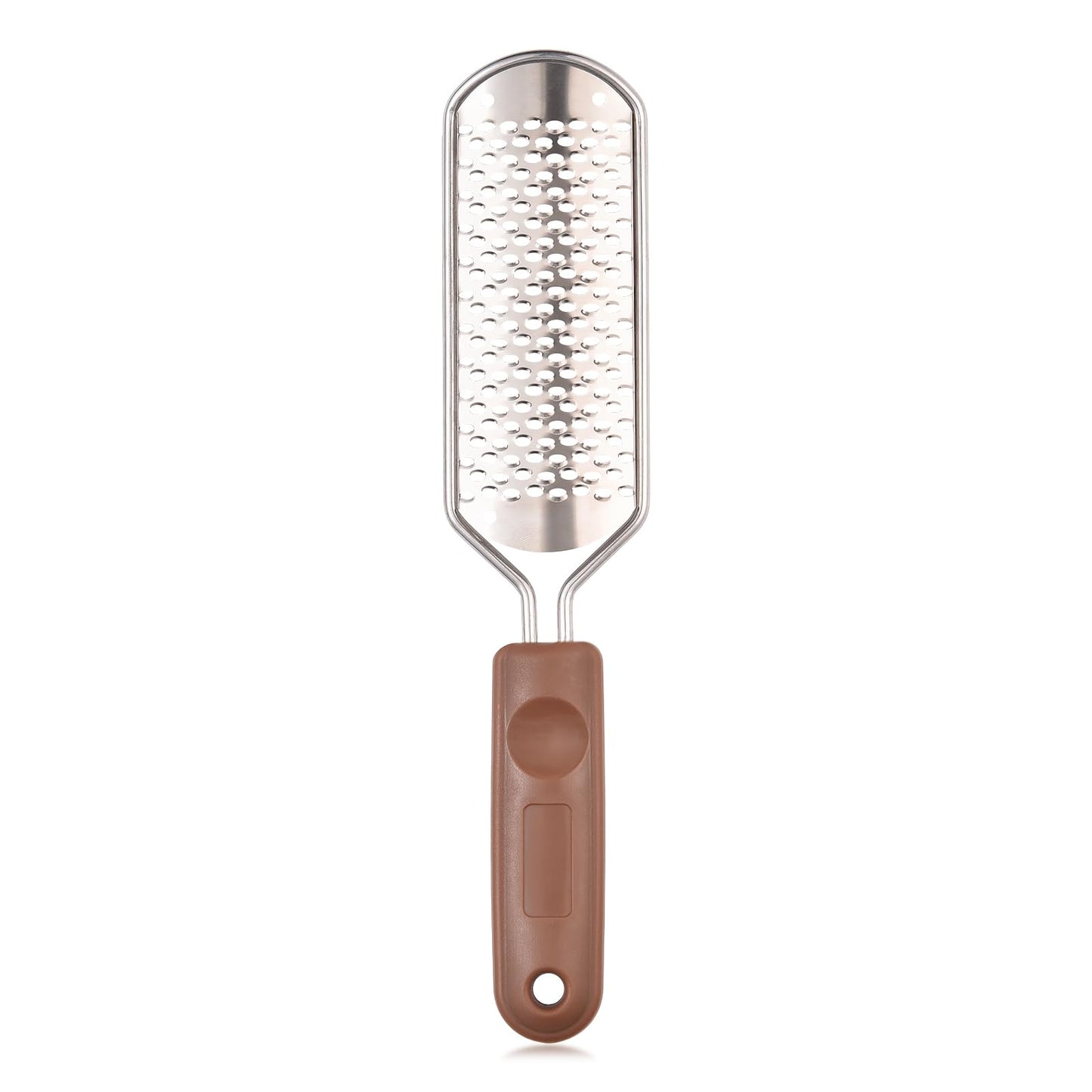 KAZIPOP Colossal Foot File Foot Rasp Pedicure Scrubber Tool Stainless Steel Feet Scraper Detachable Foot Grater for Dead Skin Callus Remover