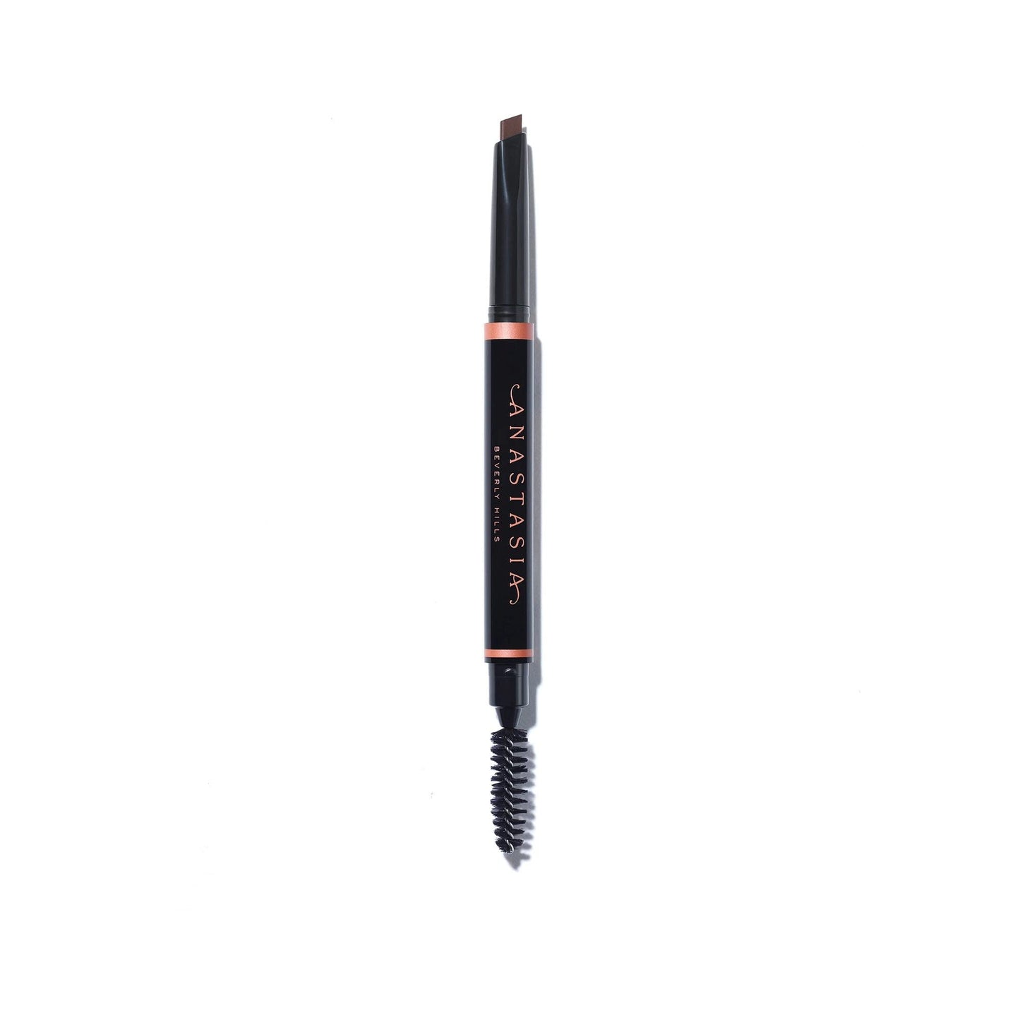 Anastasia Beverly Hills Brow Definer - 3-in-1 Triangular-Tipped Retractable Eyebrow Pencil with Spoolie - Multi-Functional Definer to Fill, Detail & Blend Brows - Caramel
