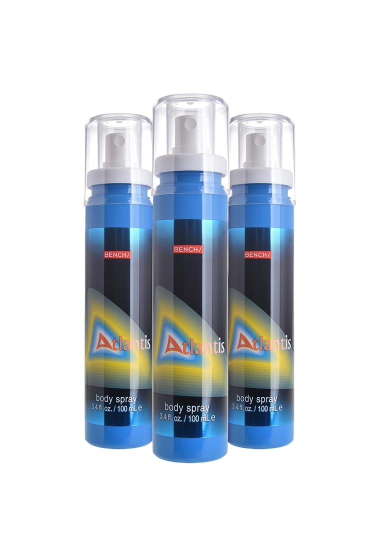 Bench Atlantis Body Spray 100ml (Pack of 3)