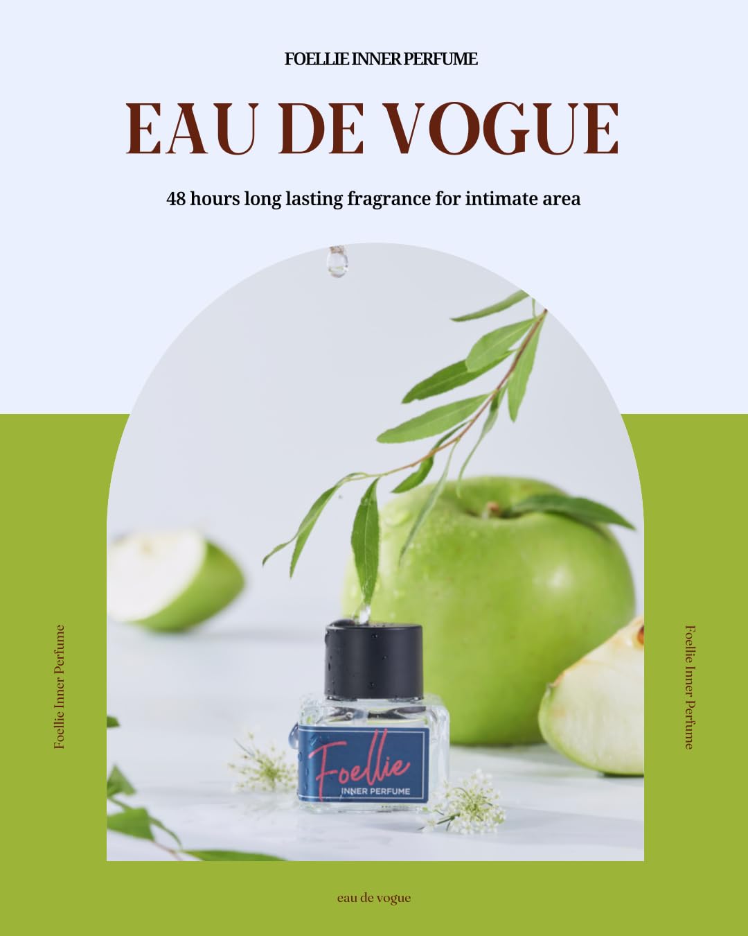 [Follie] eau de vogue - Feminine Inner Beauty Perfume (for Underwear), Fresh Sea Scents Fragrance, 5ml(0.169 fl oz)