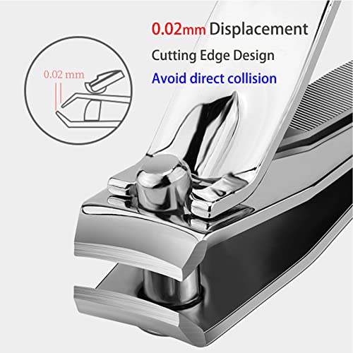 Nail Clippers Set, Ultra Sharp Stainless Steel Fingernail and Toenail Clipper Cutters,Travel Nail Kit for Men Women