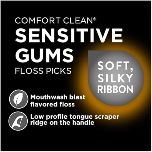 DenTek Comfort Clean Floss Picks Fresh Mint 150 Each (Pack of 9)