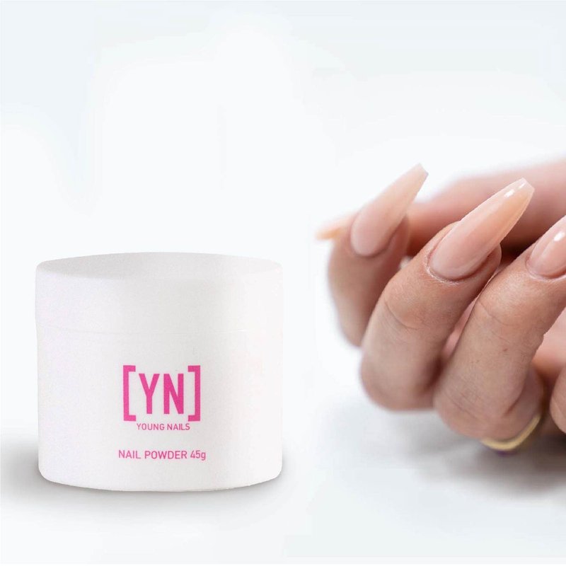 Young Nails Acrylic Cover Powder - Self-Leveling Acrylic Nail Powder, Clear Nude Pink White Acrylic Powder for Nail Extenstion, Professional Grade, Superior Adhesion, Color - Peach, 85g