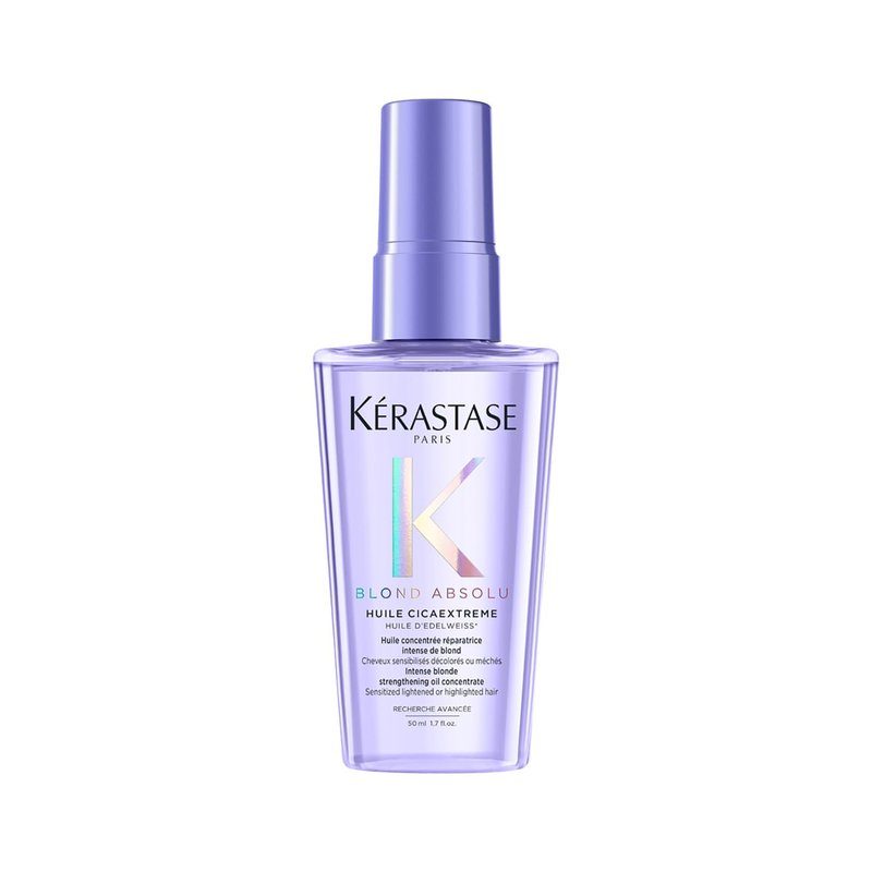 Kerastase Blond Absolu Cicaextreme Hair Oil - Strengthening Treatment for Damaged & Bleached Hair with Hyaluronic Acid | 3.4 oz