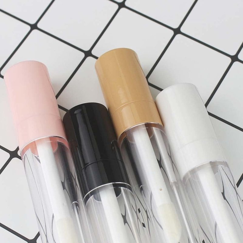 Pink Lip Gloss Tubes - 30pcs 8ml PETG Containers with Big Doe Foot Wand | Ideal for Lip Gloss & Concealer