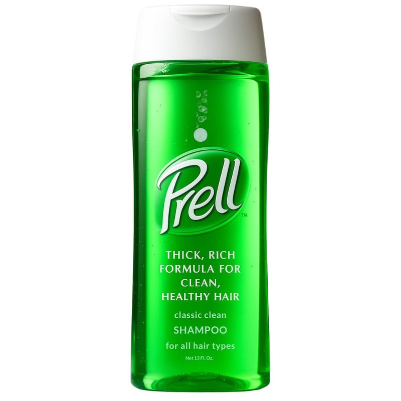 Prell Classic Clean Shampoo, Leaves Hair Healthy, Shiny and Full of Texture without Causing Dryness, Alcohol Free, 13.5 Fl Oz, Pack of 6