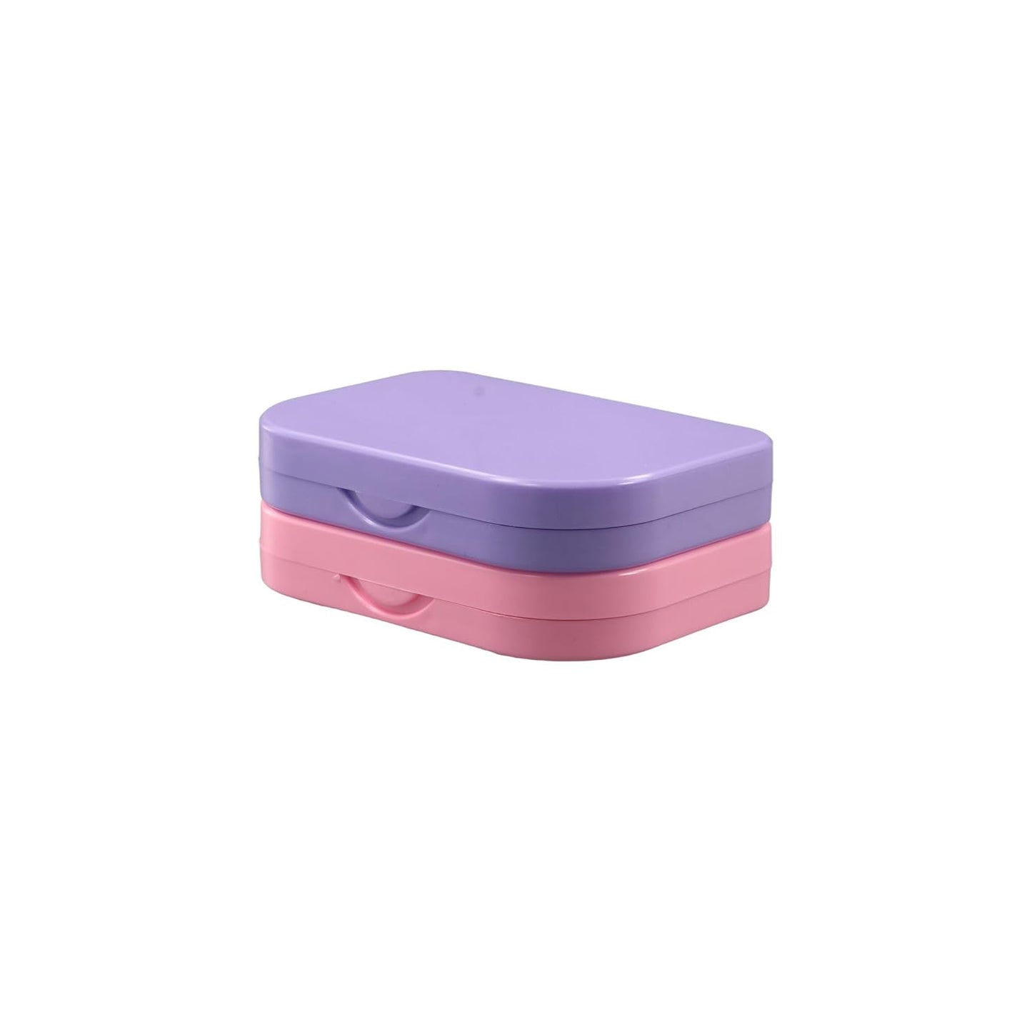 False Eyelash Storage Box - 3-Layer Portable Organizer with Mirror | 2 PCS Travel Case for Women & Girls
