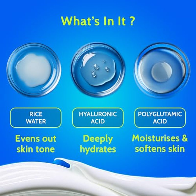 Chemist at Play Hydrating Body Lotion with Rice Water & Hyaluronic Acid for Deep Moisturization | All Skin Type | Hydrate Dry and Flaky Skin | Vegan & Cruelty-Free | 7 fl oz.