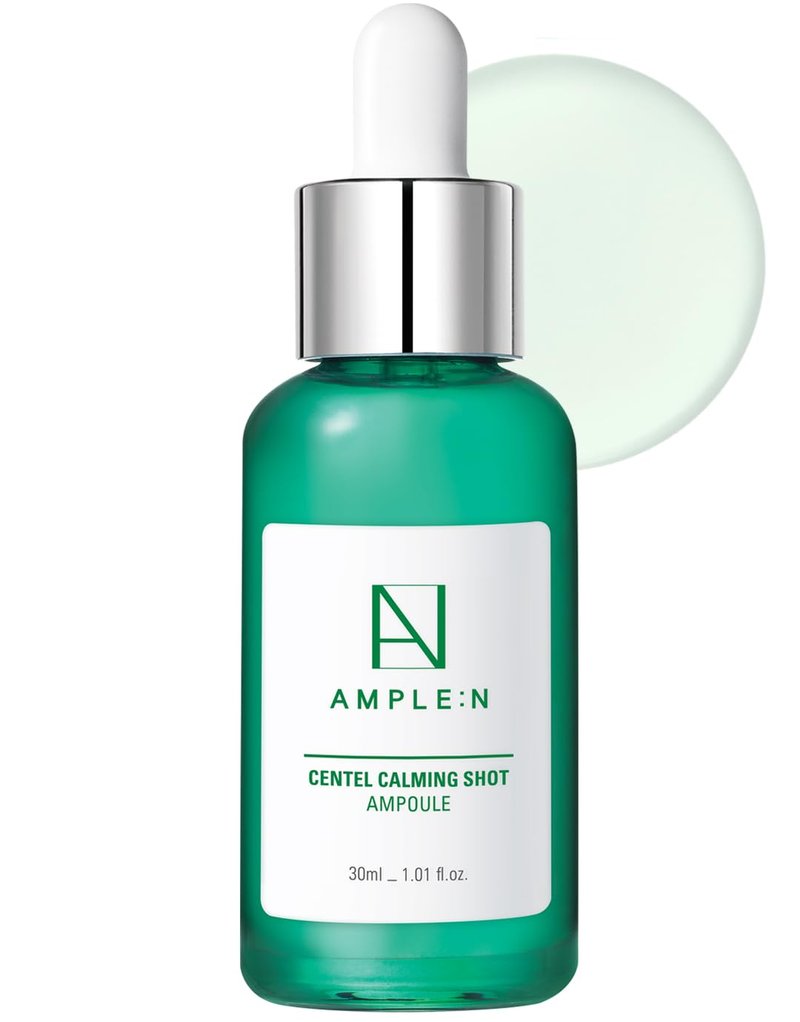 Centel Calming Shot Ampoule | Korean Soothing Face Serum with Centella Asiatica for Sensitive Skin - Redness Relief & Moisturizing, 1.01 fl. oz.