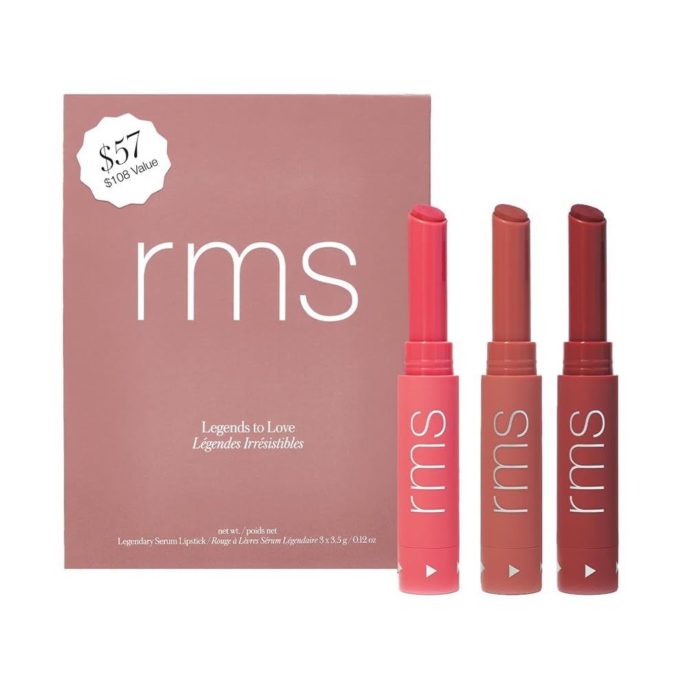 RMS Beauty Women's Legends To Love Kit RMS Beauty Legends to Love Kit - Lipstick Set Lip Tint Makeup Gift Set Lip Color Gift Ideas Lip Stain Make Up Kit Beauty Gifts for Teens & Women