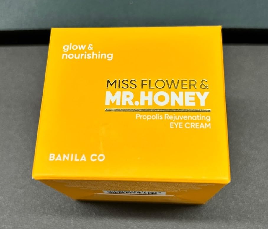 Miss Flower & Mr Honey Propolis Rejuvenating Eye Cream - Nourishing Korean Skincare with Propolis & Royal Jelly | 20 ml
