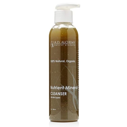 RD Alchemy - Natural & Organic Nutrient Mineral Cleanser - Detoxifying Face Wash with Seaweeds, Spirulina, Chlorella, Kelp & Noni to Purify and Cleanse while Nourishing Stressed, Congested Skin.