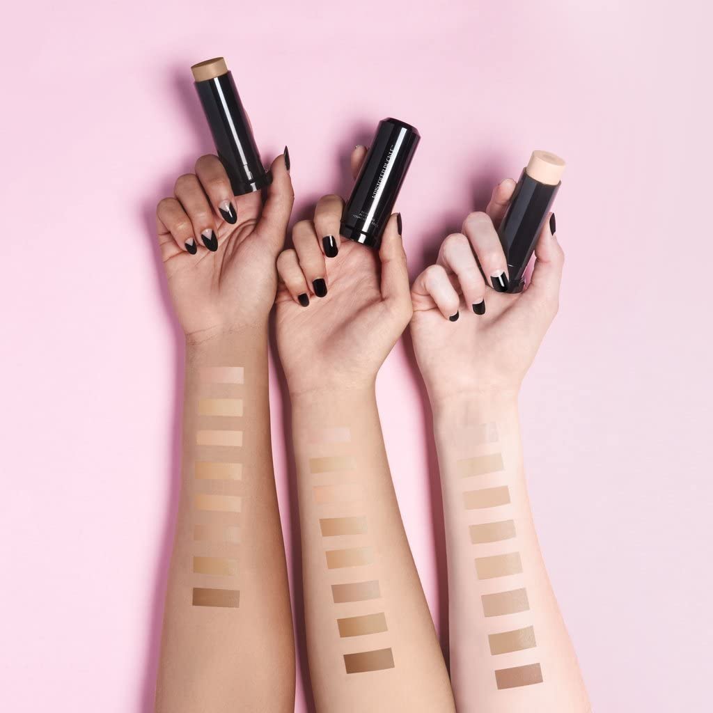 KRISTOFER BUCKLE Triplicity® Perfecting Foundation Stick, 0.4 oz. | Primes Skin, Provides Buildable Coverage & Has A Soft-Focus Effect | Tan