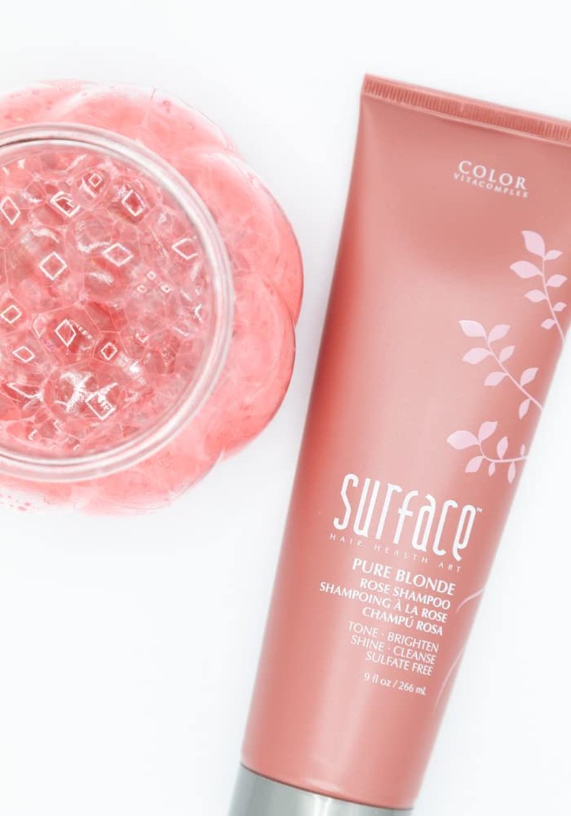 Pure Blonde Rose Shampoo - Sulfate-Free & Paraben-Free Cleansing, Shine & Tone | 9oz