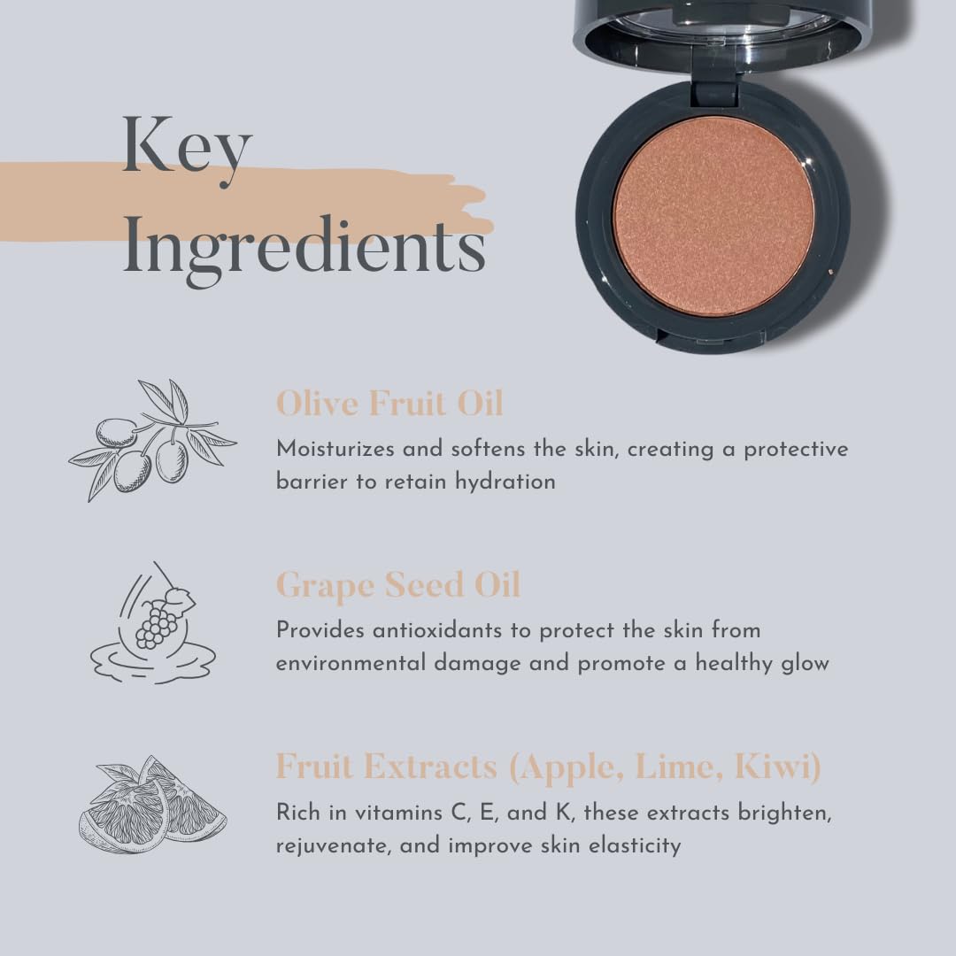 Cheek Envy Blush - Long-Lasting, Buildable Makeup Infused with Vitamins | Tahitian Sunset 0.88 oz