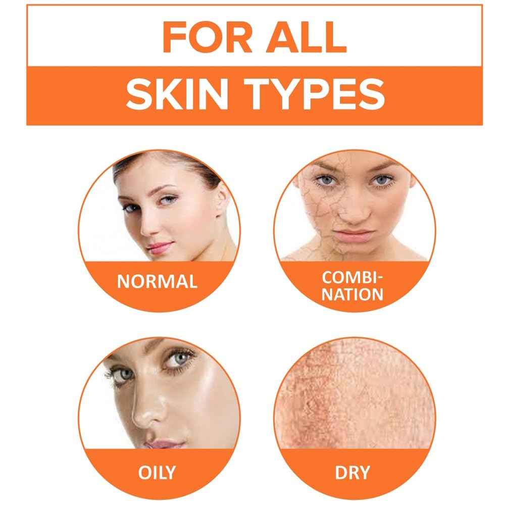 Watts Beauty Supercharged Vitamin C Serum with Moisturizing Hyaluronic Acid - Advanced Antioxidant Face and Body Serum - 2 oz