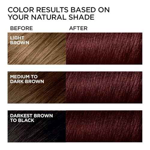 Dark Wine Red Hair Dye Shampoo 3 in 1 for Gray Coverage, Long-Lasting Hair Color Shampoo for Women & Men, Champu Para Canas Mujer Easy to Use At Home 500ML