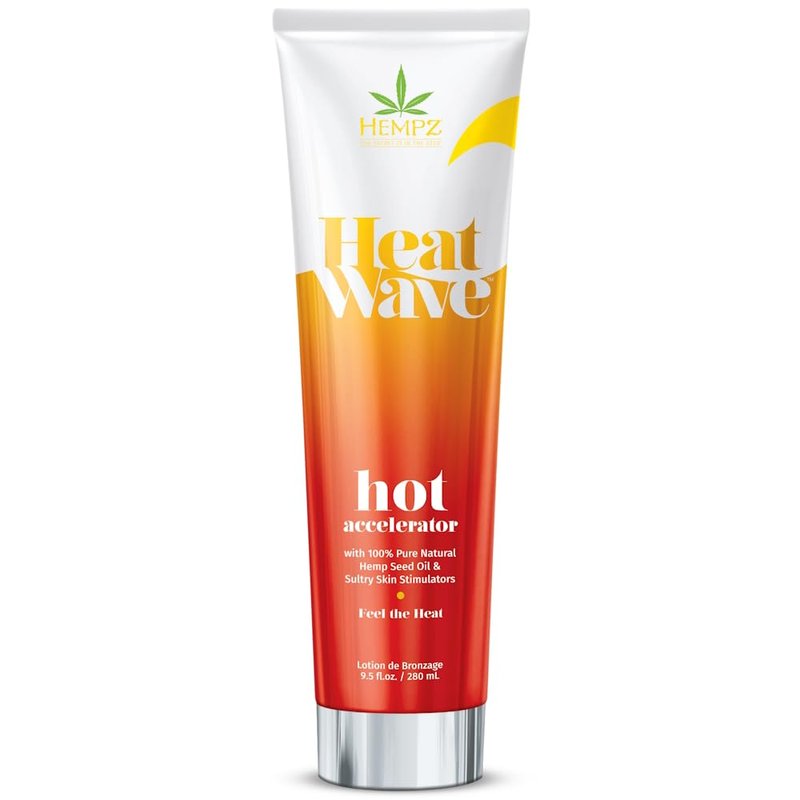Hempz Heatwave Hot Accelerator with 100% Pure Natural Hemp Seed Oil & Sultry Skin Stimulators 9.5oz