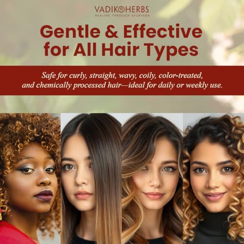 Vadik Herbs Brahmi Hair Oil (8 oz) All natural herbal hair oil for hair growth, hair conditioning, dandruff and dry scalp with Rosemary Oil | Herbal scalp treatment