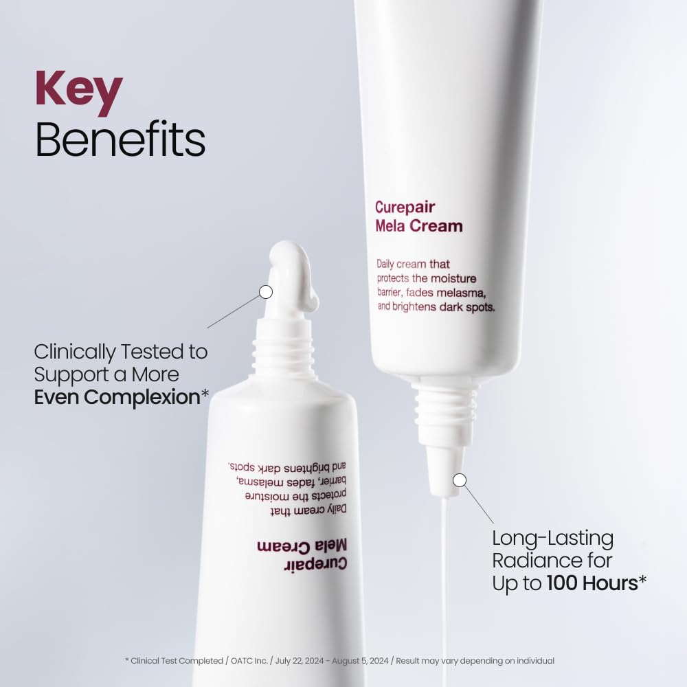 Kopher Curepair Mela Cream[4ever Edition] with 10GF Soothing & Repairing Moisturizer for Sensitive Skin - Redness Relief, Barrier Strengthening Skin, Korean Skincare (1.18 fl.oz.)