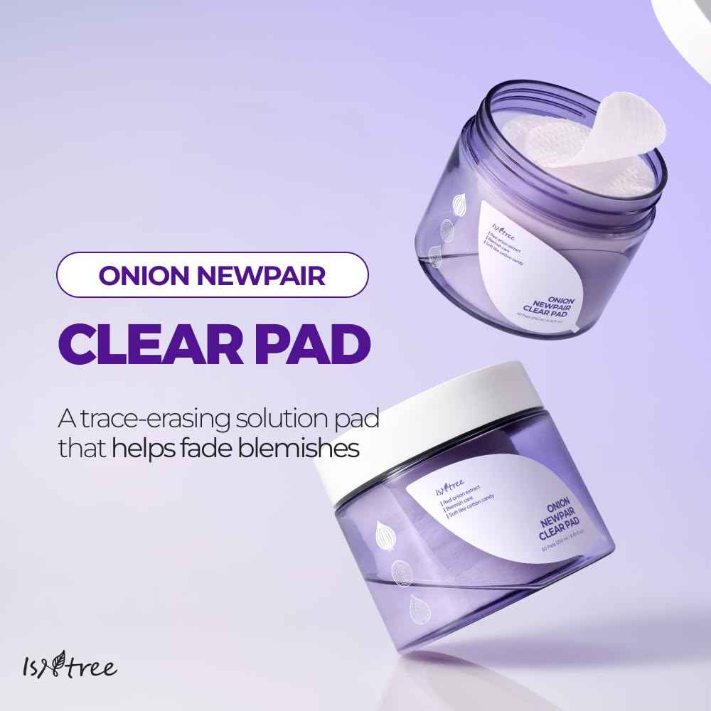 ISNTREE Onion Newpair clear pad 250ml 8.45 fl.oz for blemish care soft texture pad