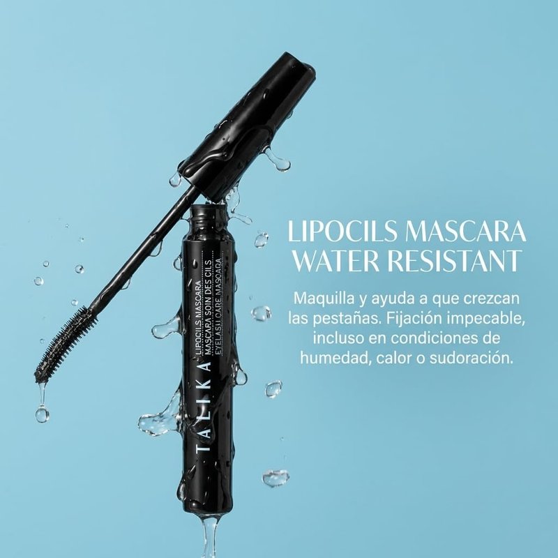 Talika Water Resistant Mascara - Non-Smudge Formula for Natural Lash Enhancement | Volumizing, Curling, Black