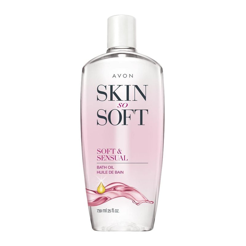 AVON Skin So Soft Bonus-Size Soft & Sensual Bath Oil for Women – 25 fl oz, Scented Moisturizer for Dry Skin – Deeply Hydrating Body Oil for Bath & Shower – Softens & Smooths Skin