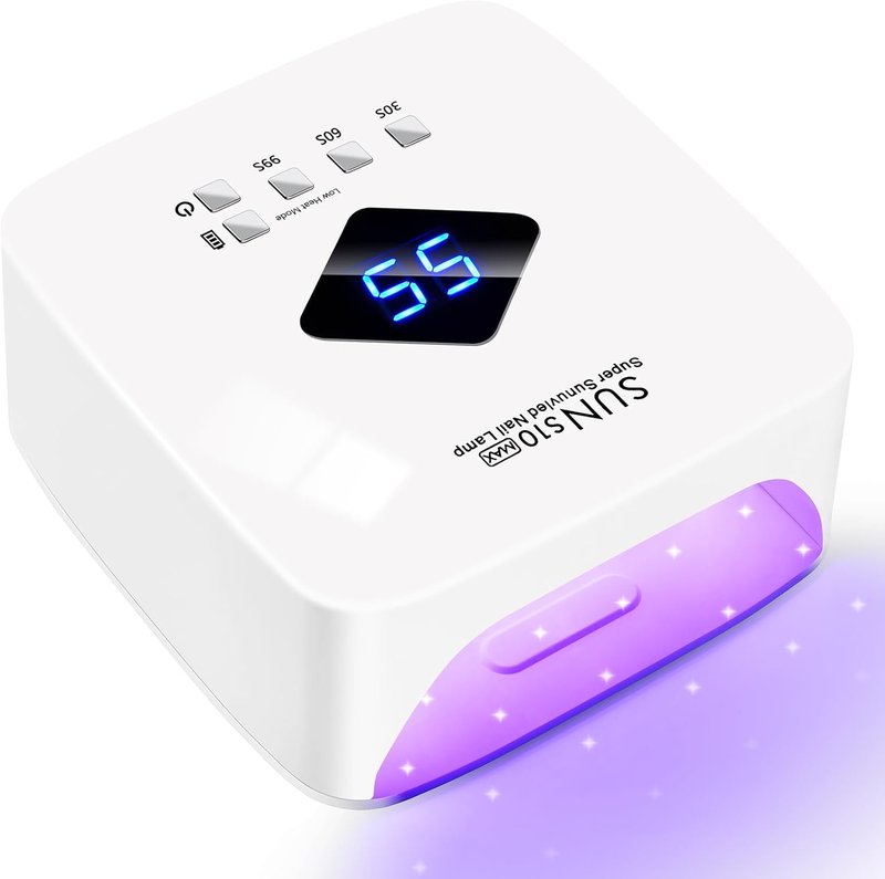 UV Nail Lamp - Cordless 86W Rechargeable Gel Nail Light with Auto Sensor & 3 Timer Settings | Professional Quick Dry for Home & Salon Use